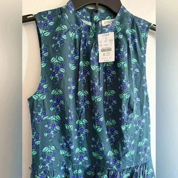 JCREW Printed mockneck tiered midi dress - NWT - Picture 7 of 16